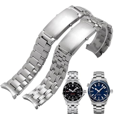 omega watch straps stainless steel.